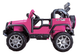 Samochód elektryczny dla dzieci Lean Toys Jeep HP012 Różowy (5902808159445) - obraz 3