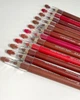 Набор матовых карандашей для губ помада-карандаш Flormar Matte Color Lipstick карандаши для макияжа нюдовые оттенки с точилкой подарочный набор профессиональный косметические карандашики деревянные с точилкой с кремовой текстурой контур губам 12 шт - изображение 6