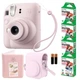 Подарочный набор Fujifilm Instax Mini 12 Blossom Pink: Камера + Чехол + Ремешок + Фотоальбом на 64 фото + Фотопленка 40 шт + Подарочная упаковка - изображение 1