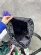 Стеганная женская сумка шопер на плечо черная большая из плащевки на одно отделение (5126) - изображение 6