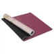 Килимок для йоги Льняний (Yoga mat) двошаровий 3мм Record (розмір 183x61x0,3см, джут, каучук, сірий-рожевий, з принтом Лотос) (FI-7157-4) - зображення 2