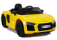 Samochód elektryczny dla dzieci Lean Toys Audi R8 JJ2198 Żółty (5907625584357) - obraz 1
