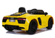 Samochód elektryczny dla dzieci Lean Toys Audi R8 JJ2198 Żółty (5907625584357) - obraz 9