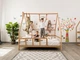 Детская кровать домик Монтессори BUSY WOOD на ножках Модель 1 120х60 см натуральное дерево - изображение 1