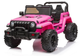 Samochód elektryczny dla dzieci Lean Toys Jeep CH9956 Różowy (5903802450729) - obraz 12