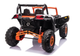 Samochód elektryczny dla dzieci Lean Toys Buggy UTV-MX Pomarańczowo-biały (5903802453553) - obraz 2