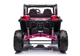 Samochód elektryczny dla dzieci Lean Toys Buggy UTV-MX Różowy (5903802453584) - obraz 5