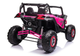 Samochód elektryczny dla dzieci Lean Toys Buggy UTV-MX Różowy (5903802453584) - obraz 7