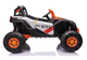 Samochód elektryczny dla dzieci Lean Toys Buggy UTV-MX Pomarańczowo-biały (5903802453553) - obraz 16
