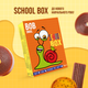 Набор конфет Bob Snail School Box с игрушкой 231 г (4820219349488) - изображение 2
