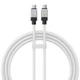 Кабель Baseus CoolPlay Series Fast Charging Cable Type-C to Type-C 100W 1 метр White (CAKW000202) - изображение 1
