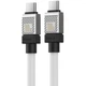 Кабель Baseus CoolPlay Series Fast Charging Cable Type-C to Type-C 100W 1 метр White (CAKW000202) - изображение 2
