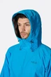 Мембранная мужская куртка Rab Downpour Jacket, Tempest Blue, XL - изображение 3