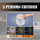 Настольная светодиодная лампа с аккумулятором JoyPro ML‑G01A Белая (4821100000044) - изображение 4