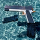 Водяной пистолет аккумуляторный с подсветкой Desert Eagle Water Battle Upgrated с двумя резервуарами Розовый - изображение 8