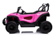 Samochód elektryczny dla dzieci Lean Toys S618 4x4 Różowy (5905323217850) - obraz 7