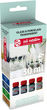Набір фарб Talens Art Creation Glass & Porcelain Transparent Set Blues 4 x 30 мл (8712079442941) - зображення 2