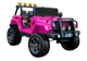 Samochód elektryczny dla dzieci Lean Toys WXE-1688 Strong 4x4 Różowy (5905991009085) - obraz 1