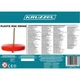 Детская подвесная качели-диск Kruzzel 23554 (красная) - Круглая пластиковая качель-тарзанка для дома и сада - изображение 2