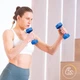 Гантель для фітнесу 3 кг (1шт), Синій - зображення 6
