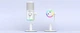 Конденсаторный студийный usb микрофон Maono DM30 для пк ноутбука компьютера записи голоса пения вокала стрима блогера подкастов zoom конференций игровой геймерський белый с подсветкой rgb и юсб разъемом - изображение 13