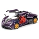 Машинка Pagani Huayra Dinastia игрушка моделька металлическая коллекционная 20 см Темно-фиолетовый (9937559) - изображение 2