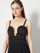Платье-комбинезон женское Reserved 3306P-99X L Черное (5905202104592) - изображение 4
