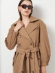 Тренч женский Reserved 1618N-82X 36 Коричневый (5904684660459) - изображение 4