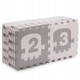 Mata piankowa dla dzieci RICOKIDS puzzle pociąg literki 36 szt (5902854518814) - obraz 2
