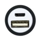 Корпус мини-повербанка DIY под АКБ 1x18650, USB-A, microUSB, 5V 1A, metal, black - изображение 4