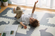 Mata piankowa dla dzieci RICOKIDS puzzle zwierzątka 6 szt białe i szare (5908220470748) - obraz 9