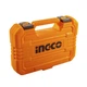 Набор торцевых головок с трещоткой 1/4" 46 предметов INGCO INDUSTRIAL - изображение 1
