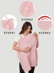 Накидка для кормления SHEIN GD-00195274 One Size Розовая (DN3012300101123) - изображение 5