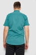 Рубашка мужская в клеточку, цвет бирюзовый, 214R4564-2, размер XXXL: XXXL - изображение 4