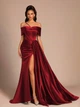 Платье вечернее длинное женское SHEIN GD-00203563 L Бордовое (DN3012300108139) - изображение 1