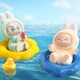 Мягкая игрушка - брелок Labubu Лабубу сидячий цвет сюрприз - изображение 5