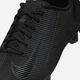 Buty piłkarskie korki młodzieżowe chłopięce Nike Jr Vapor 16 Club Fg/Mg FQ8286-002 35 (3Y US) Czarne (197597314389) - obraz 6