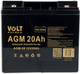 Akumulator Volt Polska AGM VRLA 12V 20 Ah (6AKUXAG020) - obraz 2