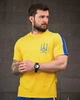 Мужской летний патриотический костюм Украина S желто-синий (92646) - изображение 3