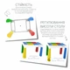 Детский столик со стульчиком POPPET Колор Йеллоу 5 в 1 (PP-002Y) - изображение 8