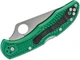 Ніж Spyderco Delica 4 Flat Ground Green FRN - C11FPGR - зображення 3