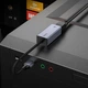 Сетевая карта Ethernet адаптер переходник Hoco UA37 RJ45 to USB 1000Mbps 120мм серый - изображение 7