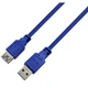 Кабель Prologix удлинитель USB (AM/AF), USB 3.0, 3 м, синий (PR-USB-P-11-30-3m) - изображение 1