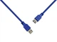 Кабель Prologix удлинитель USB (AM/AF), USB 3.0, 3 м, синий (PR-USB-P-11-30-3m) - изображение 3