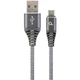 Кабель Cablexpert USB - USB Type-C V 2.0 (M/M), премиум, 1 м, серый (CC-USB2B-AMCM-1M-WB2) - изображение 1
