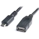 Кабель REAL-EL USB - micro USB V 2.0 (F/M), 0.1 м, черный (EL123500014) - изображение 1