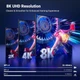 Кабель видео Ugreen DisplayPort 8K@60Hz для игр и фильмов 4K@120Hz/240Hz, 2K@165Hz/240Hz 1 м Black (DP120) - изображение 3