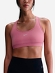 Спортивний топ для бігу жіночий Nike W Nk Swsh Lgt Spt Bra DX6817-699 M Рожевий (197860085251) - зображення 1