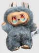 Брелок мягкая детская игрушка сюрприз Лабубу v3 Labubu Big into Energy series аксессуар для сумки рюкзака коллекция черный - изображение 2