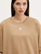 Футболка хлопковая оверсайз длинная женская Adidas Originals Essentials Boyfriend JW5081 XS Бежевая (4068807545809) - изображение 9